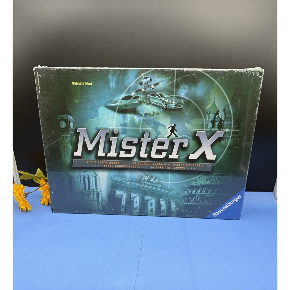 Mister X Board Game A Chase Through Europe Ravensburger Spieleverlag New/Sealed